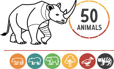 vector illustration of an elephant