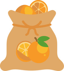 Fresh, juicy orange fruit and citrus juice vector illustration with healthy green leavesFresh, juicy orange fruit and citrus juice vector illustration with healthy green leaves