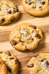 Homemade Tahini Chocolate Chip Cookies