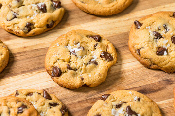 Homemade Tahini Chocolate Chip Cookies