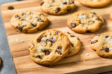 Homemade Tahini Chocolate Chip Cookies