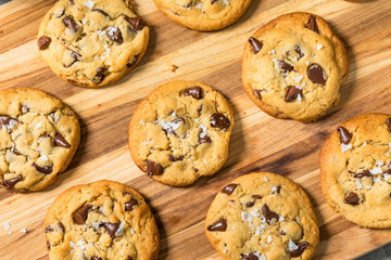 Homemade Tahini Chocolate Chip Cookies