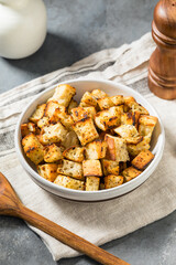 Homemade Crispy Bread Croutons