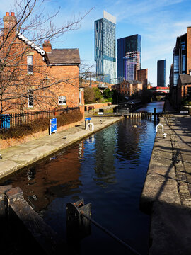 Rochdale Canal Lock Number 92 Manchester, United Kingdom