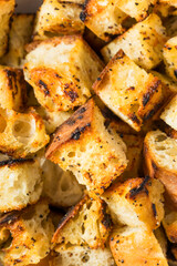 Homemade Crispy Bread Croutons