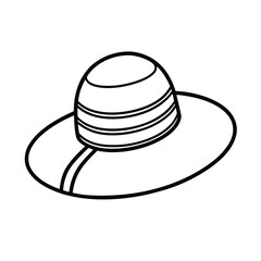 hat isolated on white background