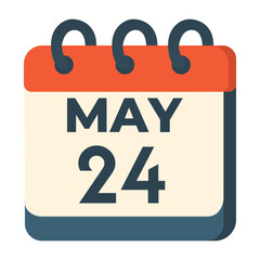 24 may calendar vector on white background
Vector calendar with date