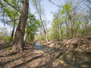 Landscape of South Park in city of Sofia, Bulgaria