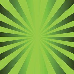 Sunlight rays are green and black, the background of a circular pattern banner