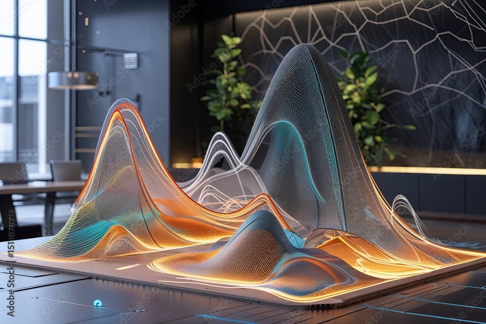 Poster modern dynamic network waveform design in fluid technology configuration