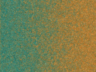 Seamless abstract texture with a gradient blend of teal and orange speckled pattern, ideal for backgrounds and design projects.
