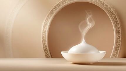 Elegant beige aromatherapy diffuser