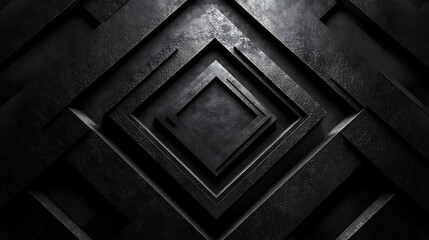 Dark, geometric, metallic pattern (1)