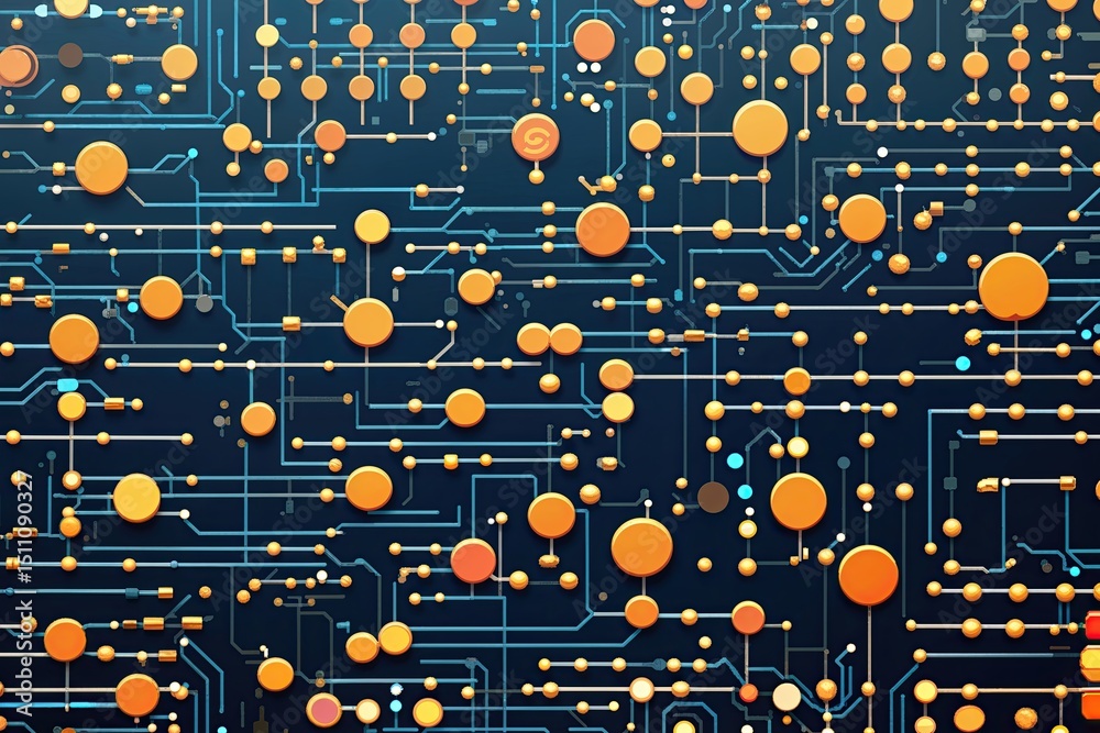 Poster advanced design techniques for electronic circuits using lines and dots