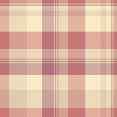 Classic plaid pattern with muted pink and beige tones. A versatile design for backgrounds, textiles, fashion, and vintage inspired projects. Cozy, warm, and inviting.