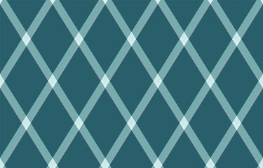 Elegant teal and mint green diagonal plaid pattern.  Perfect for textile design, website backgrounds, or modern branding.