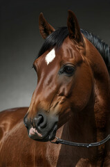 Arabian Horse Head Detail