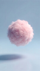 Soft Cloud of Pink Powder in Minimal Spaces