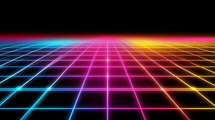 Colorful grid pattern