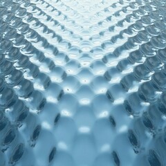 Fototapeta premium Reflective surfaces create mesmerizing patterns of light and shadow, capturing the essence of tranquility while displaying the beauty of corrugated glass under ambient conditions Generative AI