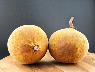 Santol fruit on the wooden