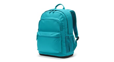 A school backpack isolated on a white background
