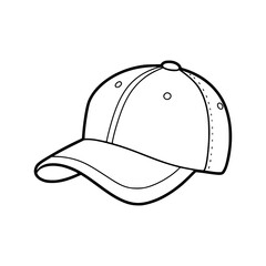 baseball cap vector illustration
