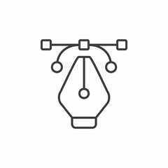 vector editing tool icon sign vector