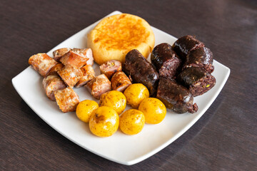 Picada or fritanga boyacense - Typical colombian food