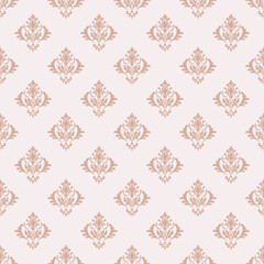 Elegant Damask Seamless Pattern. Vector design for Wallpaper, Fabric, Branding, Packaging, Invitations, Wedding, Home Decor Design	
