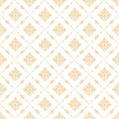 Elegant Damask Seamless Pattern. Vector design for Wallpaper, Fabric, Branding, Packaging, Invitations, Wedding, Home Decor Design	
