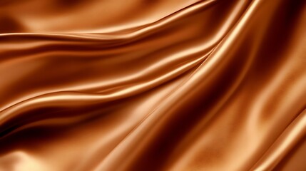 Fototapeta premium Luxurious bronze silk draped fabric