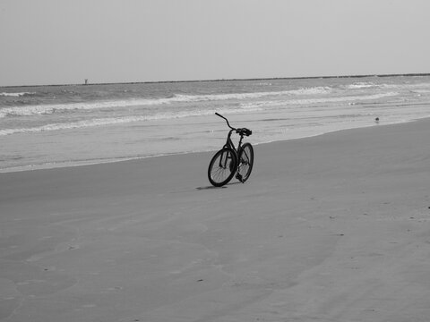 bicycle on the beach