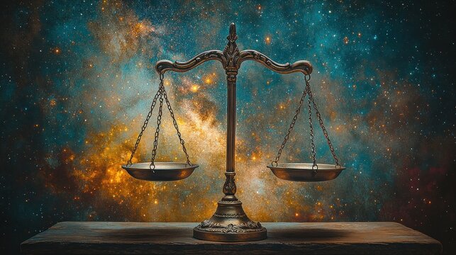 Cosmic scales of justice