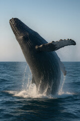 Fototapeta premium Humpback Whale Breaching