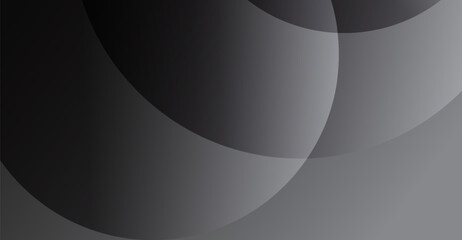 Elegant Gray Gradient Backdrop with Overlapping Curves - Contemporary Style Abstract Design for Presentations, Posters and Digital Media Templates