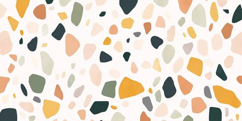 Fototapeta premium Colorful Abstract Terrazzo Pattern