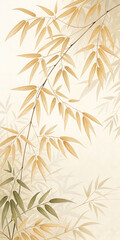 bamboo background with bamboo
