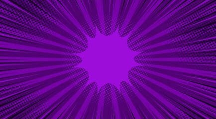 comic cartoon purple background. Comic background cartoon style © DennyDesign