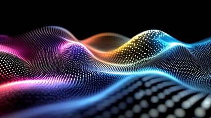 Abstract digital wave form (2)