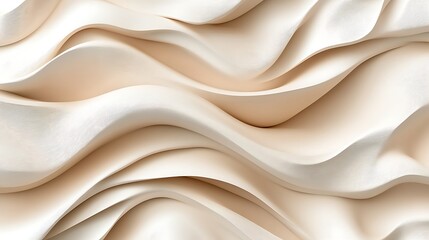 Obraz premium Abstract cream waves