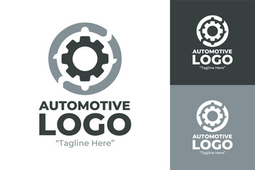 Automotive Gear Logo for Auto Repair and Service Company
