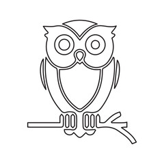 Owl line icon