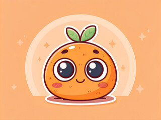 Obraz premium apple cartoon character. cartoon, fruit, food, apple, vector, illustration, funny, character, smile, vegetable, tomato, orange, nature, face, fun, happy, cute, fresh, healthy, fruits, green, smiling, 
