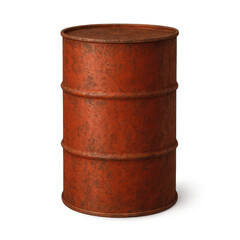 Industrial action with a rusty barrel workshop setting photographic content close-up view industrial aesthetic