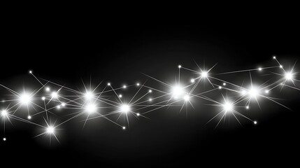 Abstract glowing light design