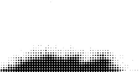 Monochrome Dotted Gradient Pattern: Dynamic Black and White Halftone Design for Modern Visuals and Creative Layouts Offering Versatile Graphic Element