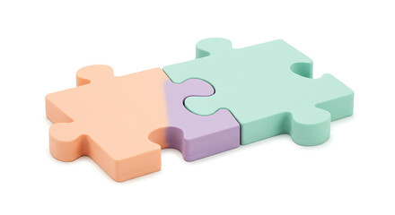 A playful yet functional pasta measurer set designed as pastel-colored puzzle pieces, allowing easy portioning by connecting shapes.