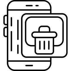 App uninstall Icon