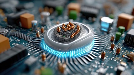 Cpu on circuit board technology